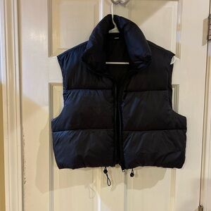 Black Puffer Vest